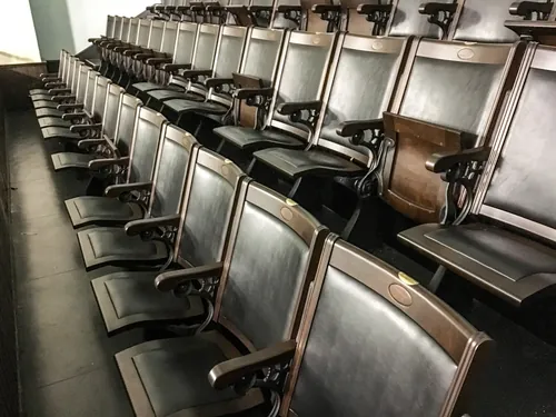 Theatre seating, restored rows