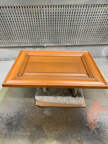 Panel door, finished